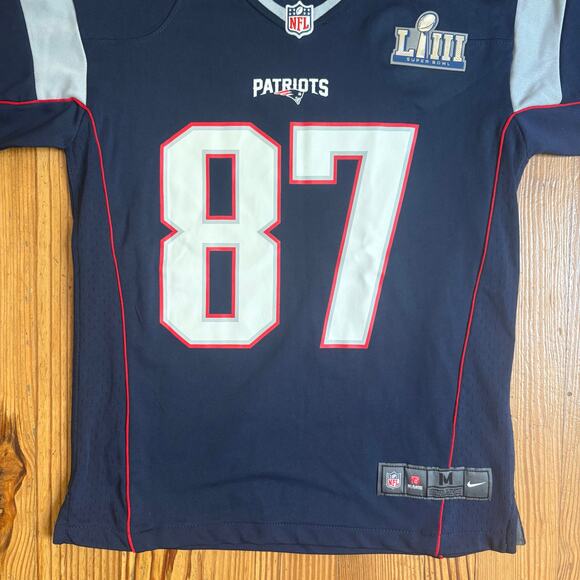 Nike NFL New England Patriots Gronkowski 87 youth jersey SIZE M - Picture 2 of 6